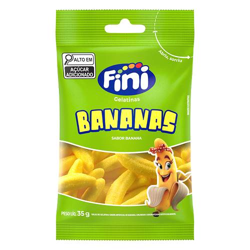 BOMB BALA GELAT FINI 35G BANANAS