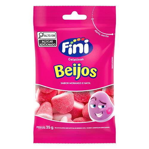 BOMB BALA GELAT FINI 35G BEIJOS 