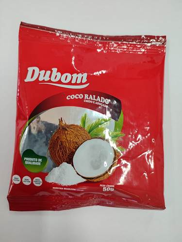 COCO RALADO DUBOM 50G UMIDOADOCADO