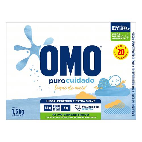DET PO OMO 16KG PURO CUIDADO