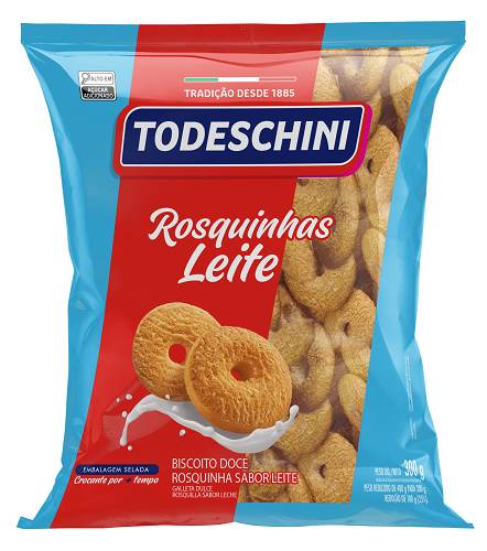 ROSQUINHA TODESCHINI 300G LEITE