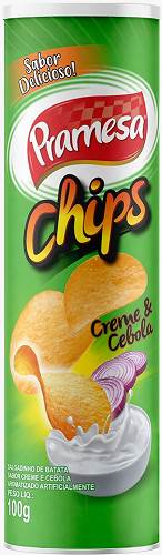 BATATA CHIPS PRAMESA 100G CEBOLA POTE