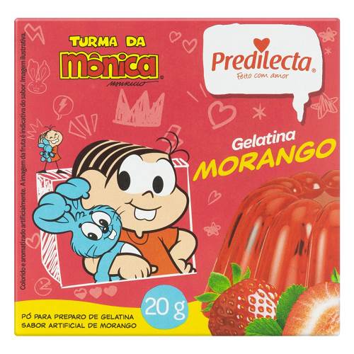 GELATINA PREDILECTA 20G MORANGO