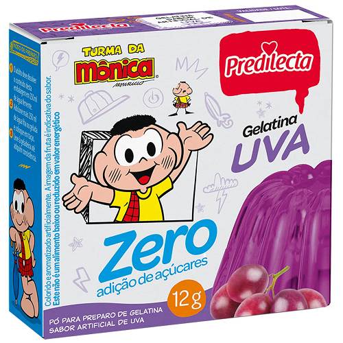 GELATINA PREDILECTA 12G ZERO UVA