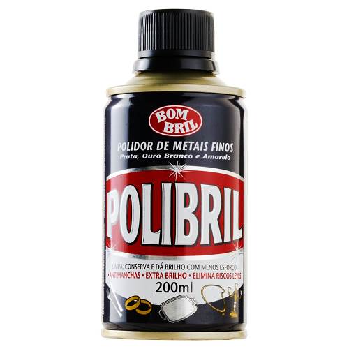 POLIDOR DE METAIS POLIBRIL 200ML BRANCO