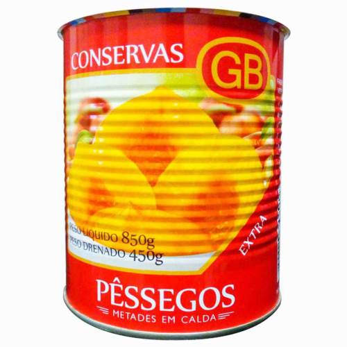 PESSEGO CALDA GB METADE EXTRA LT 450G