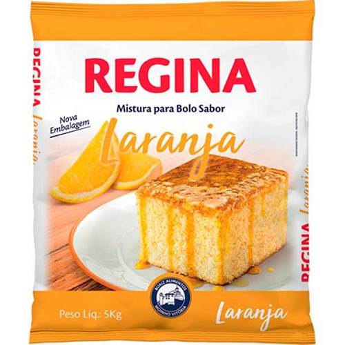 MISTURA BOLO REGINA 5KG LARANJA