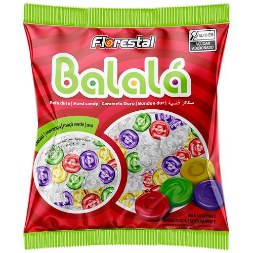 BOMB BALA DURA FLORESTAL BALALA 500G SOR