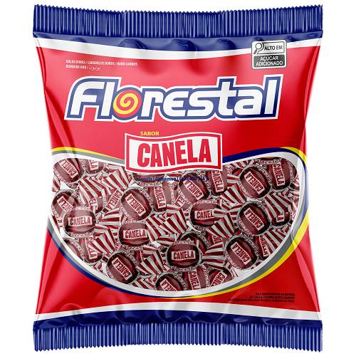 BOMB BALA DURA FLORESTAL 500G CANELA