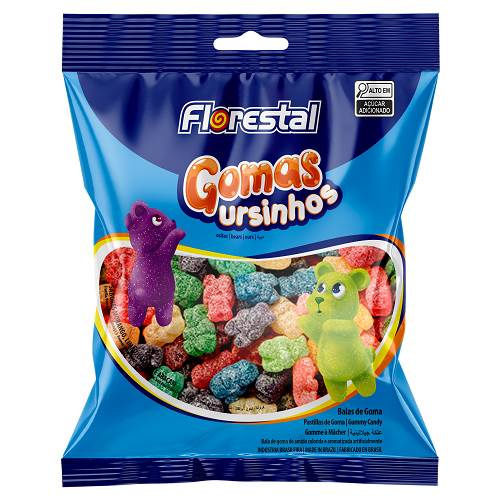 BOMB BALA GOMA FLORESTAL 60G URSINHOS