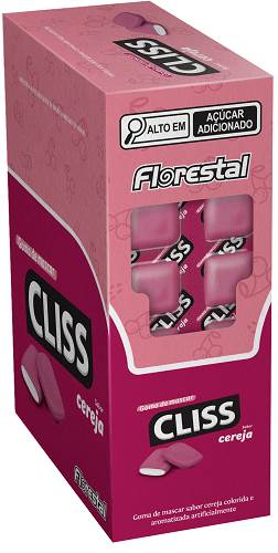 BOMB CHICLE FLORESTAL CLISS 201G CEREJA
