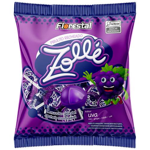 BOMB PIRULITO FLORESTAL ZOLLE 480G UVA