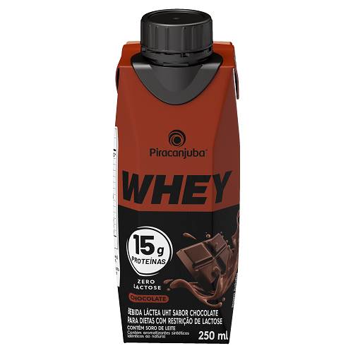 WHEY PIRACANJUBA 250ML ZL CHOCOLATE