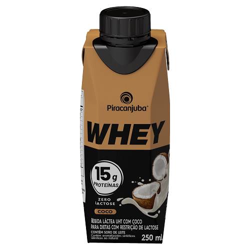 WHEY PIRACANJUBA 250ML ZL COCO