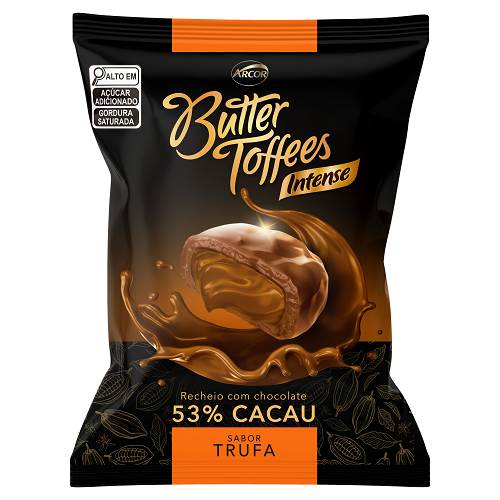 BOMB BALA BUT TOFFEE 53 CACAU 500G TRUF