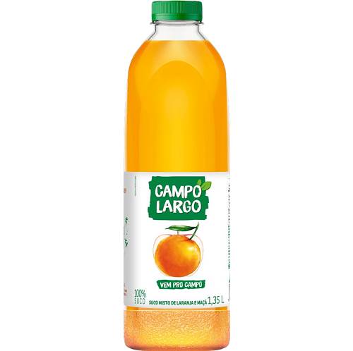 SUCO CAMPO LARGO PET 1350ML LARANJMACA