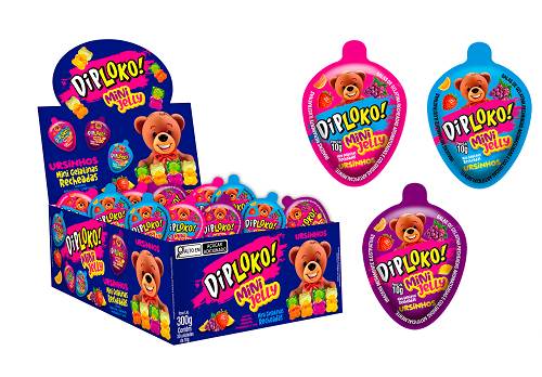 BOMB BALA DIPLOKO MINI JELLY URSINHO 10G