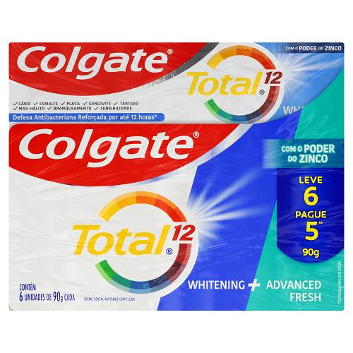 CD COLGATE TOTAL12 90G WHITENING L6P5UN
