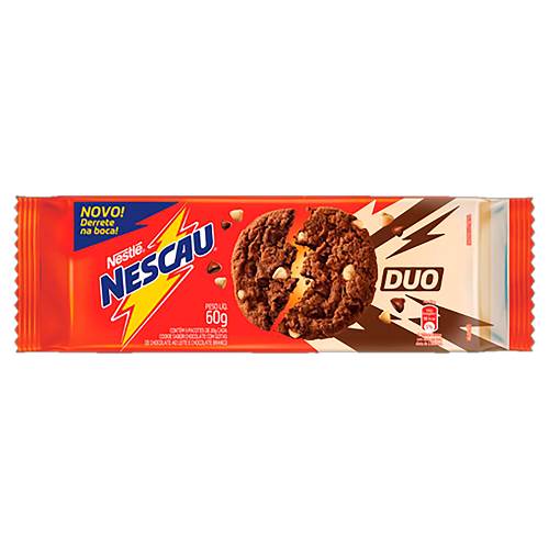 BISC COOKIE NESTLE 60G NESCAU DUO