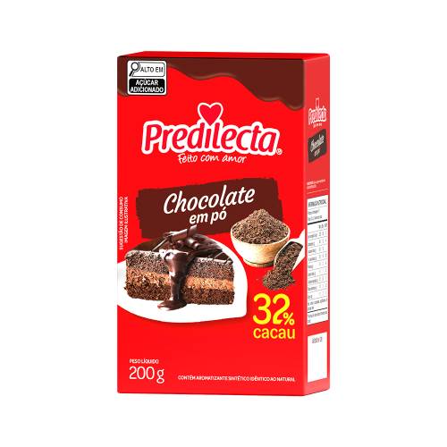 CHOCOLATE PO PREDILECTA 200G 32 CACAU