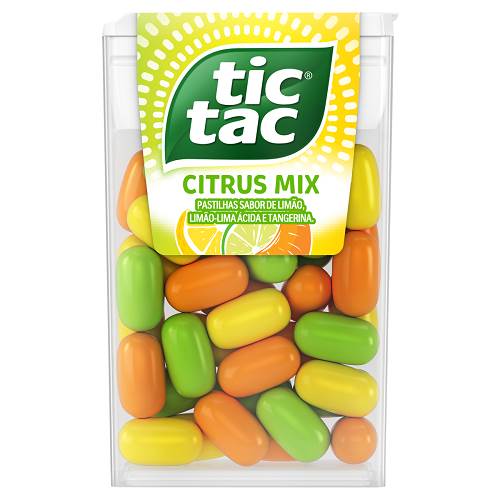 BOMB PASTILHA TIC TAC 14X12G CITRUS MIX