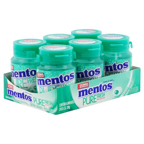BOMB CHICLE MENTOS 56G MENTA VERDE