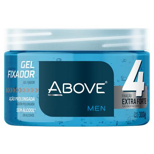 GEL FIXADOR ABOVE 300G FIX 4 AZUL