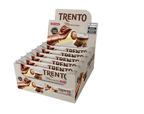 BOMB WAFFER TRENTO 32G  MOCACCINO