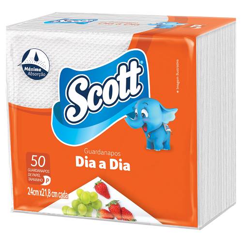 GUARDANAPO SCOTT FS 24X218 PEQ 50UN