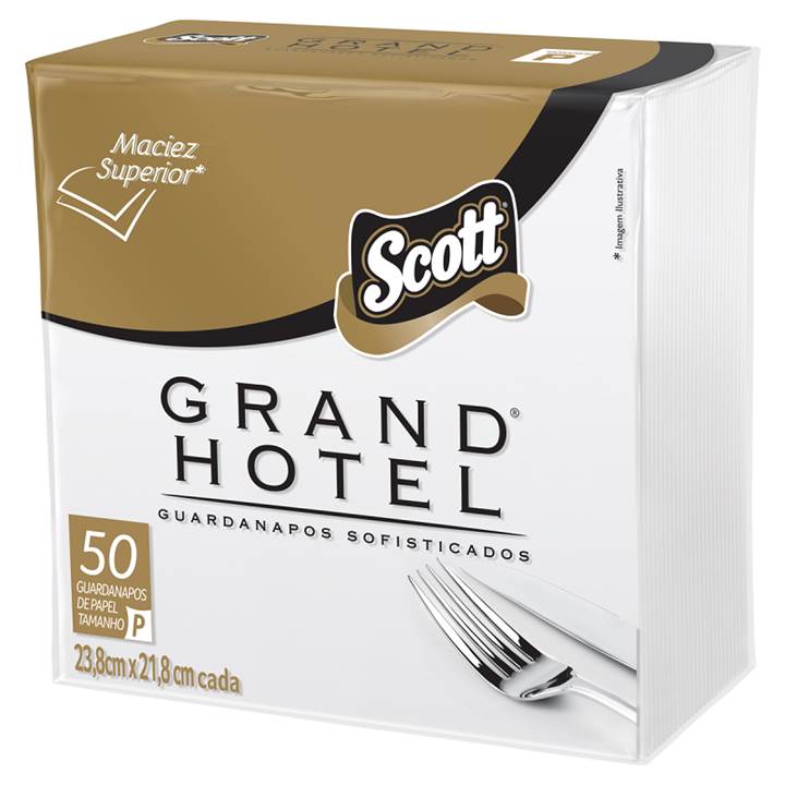 GUARDANAPO SCOTT FD 238X218 PEQ 50UN