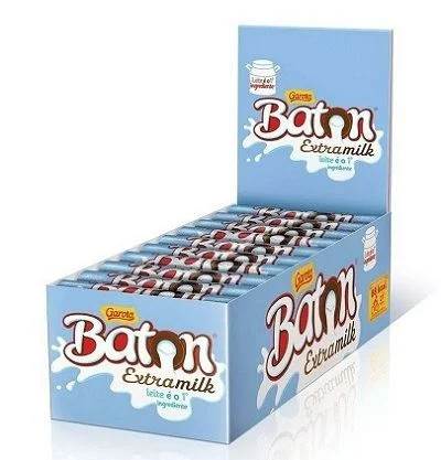 BOMB BATON GAROTO 16GX30UN EXTRA MILK